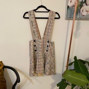 Zara Skirt with over the shoulder straps